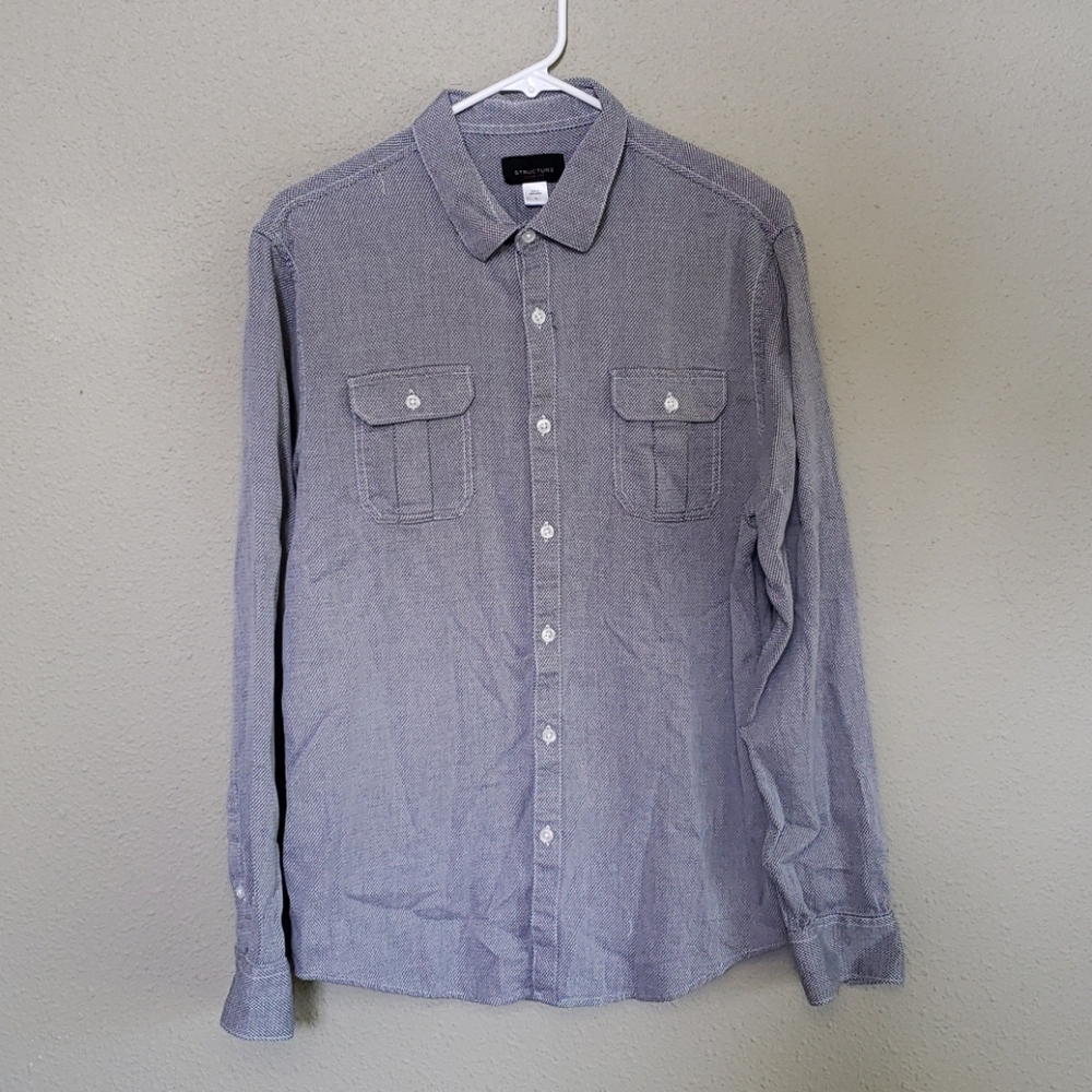 Mens button down dress shirt.